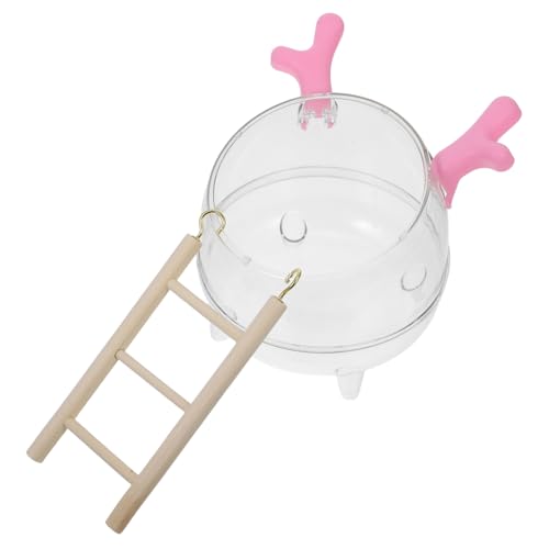 VILLFUL Hamster Sandbad Box Badezimmer und Toilette für Hamster Zwerghamster mit Abnehmbarem Design Einfache Sicheres Holzmaterial Komplettes Set mit Sand und Badewerkzeugen mit Leiter VILLFUL Hamster Sandbad Box Badezimmer und Toilette für Hamster Zwerghamster mit Abnehmbarem Design Einfache Sicheres Holzmaterial Komplettes Set mit Sand und Badewerkzeugen mit Leiter von VILLFUL