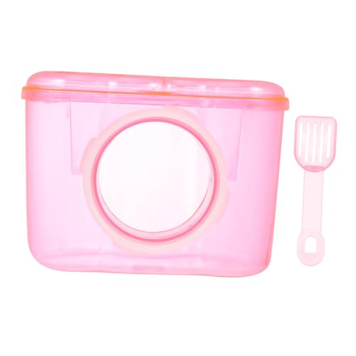 VILLFUL Hamster Sandbad Box Langlebiges Pet Hamster Badezimmer Zubehör Sicher mit Glatten Kanten Einfach zu Reinigen Kompakt und Modisch für Kleine Haustiere VILLFUL Hamster Sandbad Box Langlebiges Pet Hamster Badezimmer Zubehör Sicher mit Glatten Kanten Einfach zu Reinigen Kompakt und Modisch für Kleine Haustiere von VILLFUL