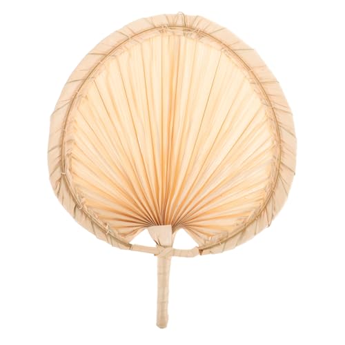 VILLFUL Handgefertigter Chinesischer Fächer aus Palmblatt Vintage Sommer Handfächer für Erwachsene Abkühlung Dekoration für Partys und Hochzeiten von VILLFUL