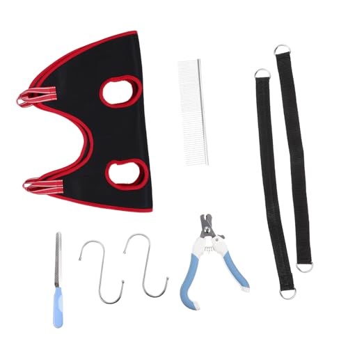 VILLFUL Haustierpflege Hängematte für Hunde und Katzen Robustes Atmungsaktives Material Einfach zu Montieren Stabilisiert Körper bei Nageltrimmen Vielseitig für Fellpflege und VILLFUL Haustierpflege Hängematte für Hunde und Katzen Robustes Atmungsaktives Material Einfach zu Montieren Stabilisiert Körper bei Nageltrimmen Vielseitig für Fellpflege und von VILLFUL