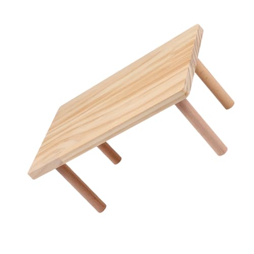 VILLFUL Holz Hamsterplattform für Käfige Kletterspielplatz für Kleine Langlebig für Hamster Rennmäuse und Andere Nagetiere Erhöhten Aktivitätsraum von VILLFUL