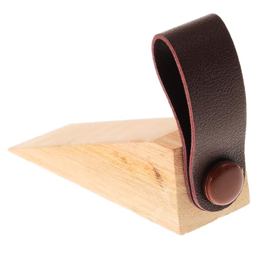 VILLFUL Holz türstopper Fingers Schutz Stabiler Türblocker aus Massivem Buchenholz Rutschfest und Tragbar Einfacher Türfeststeller für Wohnräume und Kinderzimmer von VILLFUL