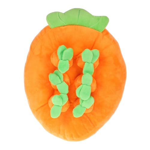 VILLFUL Interaktives Kaninchen Versteckten Karotten Fütterungsmatte für Meerschweinchen und Chinchillas Stresslinderndes Sicheres Plüsch Foraging Spiel für Zwergkaninchen und Hamster VILLFUL Interaktives Kaninchen Versteckten Karotten Fütterungsmatte für Meerschweinchen und Chinchillas Stresslinderndes Sicheres Plüsch Foraging Spiel für Zwergkaninchen und Hamster von VILLFUL