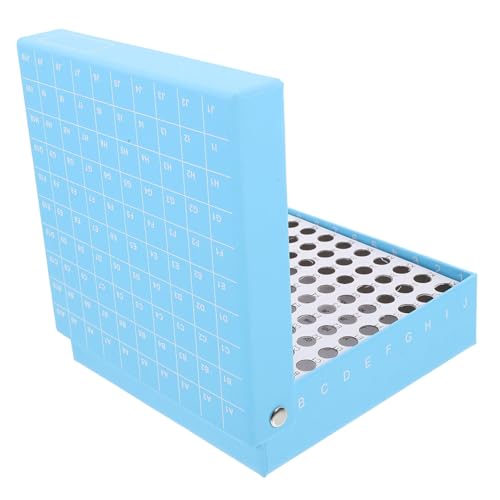 VILLFUL Kryoröhrchen Aufbewahrungsbox aus Stabilem Material Fächer für Laborproben Sichere Platzsparende Aufbewahrung von Mikro-zentrifugenröhrchen für Gefrierschrank und Probensortierung VILLFUL Kryoröhrchen Aufbewahrungsbox aus Stabilem Material Fächer für Laborproben Sichere Platzsparende Aufbewahrung von Mikro-zentrifugenröhrchen für Gefrierschrank und Probensortierung von VILLFUL