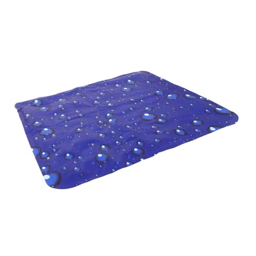 VILLFUL Kühlmatte Haustiere Gel-eiskissen Hund Katzen Sommer Kühlkissen Strapazierfähige Oberfläche Multifunktional für Körbchen Bett Outdoor Leicht Tragbar von VILLFUL