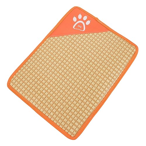 VILLFUL Kühlmatte für Haustiere Sommerliche Pet Cooling Mat für Hunde und Katzen Leicht rutschfest für Bett Käfig Sofa und Auto Orange VILLFUL Kühlmatte für Haustiere Sommerliche Pet Cooling Mat für Hunde und Katzen Leicht rutschfest für Bett Käfig Sofa und Auto Orange von VILLFUL