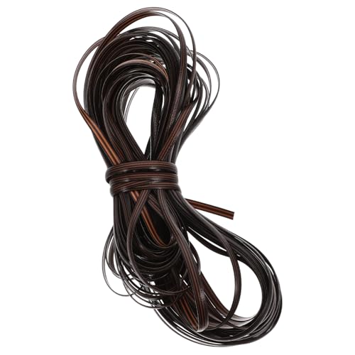 VILLFUL Kunststoff Rattan gurtband Wasserdichtes Langlebiges Flechtmaterial für Möbelreparatur DIY Bastelprojekte Geeignet für Stühle Sofas Tische und Gartenmöbel Braun Farbverlauf von VILLFUL