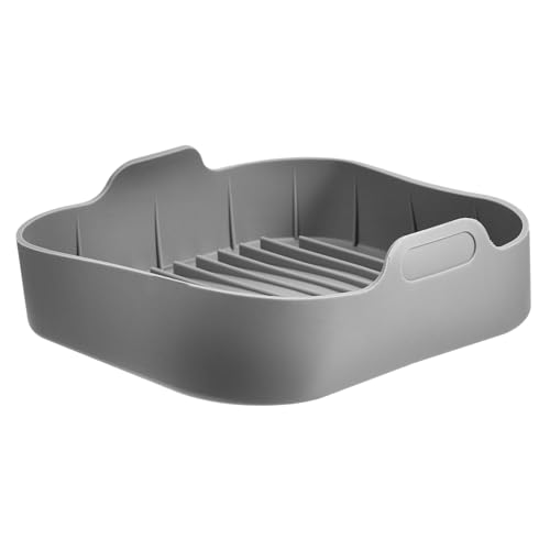 VILLFUL Lebensmittelechter Air Fryer Liner Quadratisch Hitzebeständig Antihaft Beschichtet Spülmaschinenfest Für Heißluftfritteuse Ofen Backblech Einfach Zu Reinigen Mit Griff VILLFUL Lebensmittelechter Air Fryer Liner Quadratisch Hitzebeständig Antihaft Beschichtet Spülmaschinenfest Für Heißluftfritteuse Ofen Backblech Einfach Zu Reinigen Mit Griff von VILLFUL