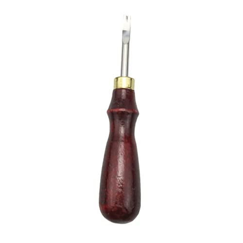 VILLFUL Holzgriff Leder Beveler Leder Cutter Rasieren Schäl Trimmer Lederfasen Werkzeug Für Lederhandwerk Lederhandwerksprofis von VILLFUL