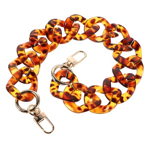 VILLFUL Leichte Acryltaschenkette mit Leopardenmuster Handtaschenverlängerung Abnehmbare Strapazierfähige Schmuckkette für Abendveranstaltungen und Alltag Kompatibel VILLFUL Leichte Acryltaschenkette mit Leopardenmuster Handtaschenverlängerung Abnehmbare Strapazierfähige Schmuckkette für Abendveranstaltungen und Alltag Kompatibel von VILLFUL