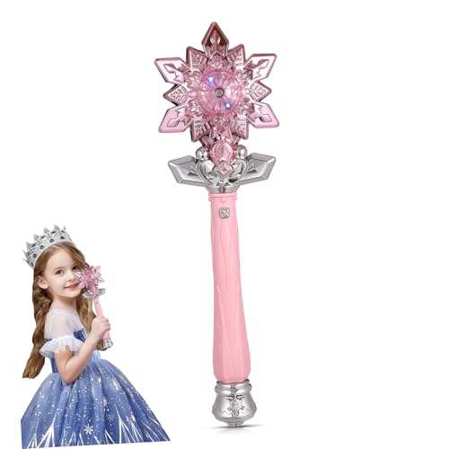 VILLFUL Leuchtender Sprüh Zauberstab mit Musik und Lichteffekten für Geschenkbox Rosa für Prinzessinnen Cosplay und Partys ohne Batterien VILLFUL Leuchtender Sprüh Zauberstab mit Musik und Lichteffekten für Geschenkbox Rosa für Prinzessinnen Cosplay und Partys ohne Batterien von VILLFUL