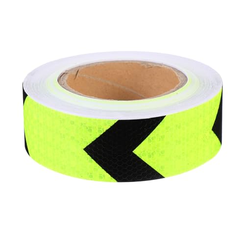 VILLFUL Luminous Reflektierendes Warnband mit Hexagonalem Wabenmuster Langlebiges Fluoreszierendes Sicherheitsklebeband Stark Haftend und Flexibel für Parkplätze Kleidung und von VILLFUL