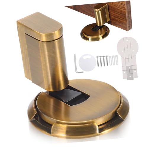 VILLFUL Mechanischer Türstopper Bodenmontage Schwerer Türhalter Verstellbar Für Garagentür Und Innentür Ohne Bohren Mit Klebeoption Zur Vermeidung Von Türknallen Für Bessere VILLFUL Mechanischer Türstopper Bodenmontage Schwerer Türhalter Verstellbar Für Garagentür Und Innentür Ohne Bohren Mit Klebeoption Zur Vermeidung Von Türknallen Für Bessere von VILLFUL