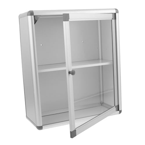 VILLFUL Medikamentenbox zur Wandmontage Wandschrank Medizin Fall Wandmontage -Medizinschrank Hängender Medikamentenkoffer Bad Lagerung Telefonbehälter Medizin veranstalter Metall Silber VILLFUL Medikamentenbox zur Wandmontage Wandschrank Medizin Fall Wandmontage -Medizinschrank Hängender Medikamentenkoffer Bad Lagerung Telefonbehälter Medizin veranstalter Metall Silber von VILLFUL