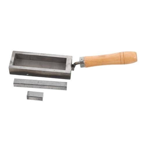 VILLFUL Metallgießform Aluminium Gussform Langlebig Robust Vielseitig für Schmuckherstellung Ingots Gießen Modellbau Werkzeug für Silber Metall Messing VILLFUL Metallgießform Aluminium Gussform Langlebig Robust Vielseitig für Schmuckherstellung Ingots Gießen Modellbau Werkzeug für Silber Metall Messing von VILLFUL