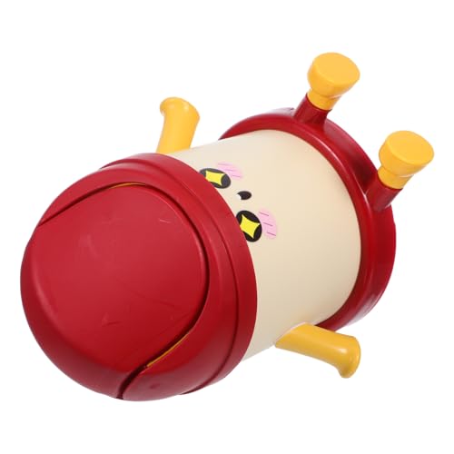 VILLFUL Mini Desktop Trash Can mit Schwingdeckel Kleiner Kunststoff Müllbehälter für Arbeitsbereich Büro Leicht Tragbar Moderner Papierkorb für Schreibtisch und Arbeitsplatz von VILLFUL