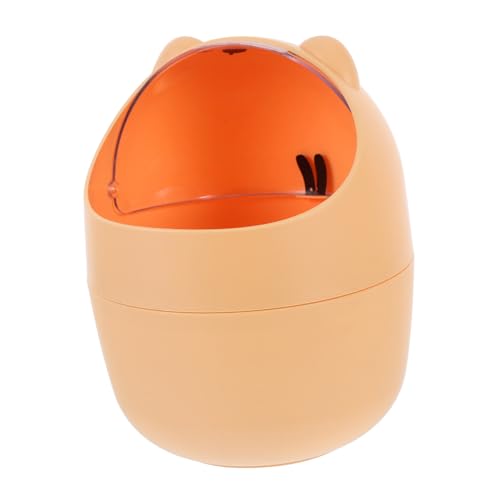 VILLFUL Mini Müllbehälter mit Schüttel deckel Niedlicher Desktop abfalleimer aus Leichtem Geruchlosem Kunststoff Multifunktionale Aufbewahrungsbox für Büro Schreibtisch für Restmüll und VILLFUL Mini Müllbehälter mit Schüttel deckel Niedlicher Desktop abfalleimer aus Leichtem Geruchlosem Kunststoff Multifunktionale Aufbewahrungsbox für Büro Schreibtisch für Restmüll und von VILLFUL