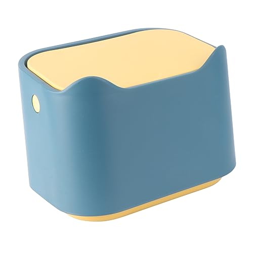 VILLFUL Mini Mülleimer mit Deckel Druckknopf Tischmülleimer für Küche Büro Bad Multifunktionale Abfallbox für Kleine Räume und Häufige Abfälle VILLFUL Mini Mülleimer mit Deckel Druckknopf Tischmülleimer für Küche Büro Bad Multifunktionale Abfallbox für Kleine Räume und Häufige Abfälle von VILLFUL