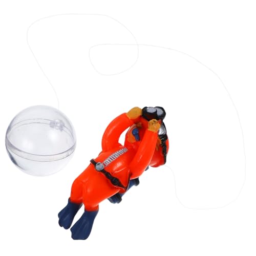 VILLFUL Mini Schwimmender Taucher Aquarium Deko Lebensechte PVC Figur Sichere Kleine Taucher Deko für Fischbecken DIY Unterwasserwelt Zubehör Pflegeleicht und Detailreich Gestaltet VILLFUL Mini Schwimmender Taucher Aquarium Deko Lebensechte PVC Figur Sichere Kleine Taucher Deko für Fischbecken DIY Unterwasserwelt Zubehör Pflegeleicht und Detailreich Gestaltet von VILLFUL