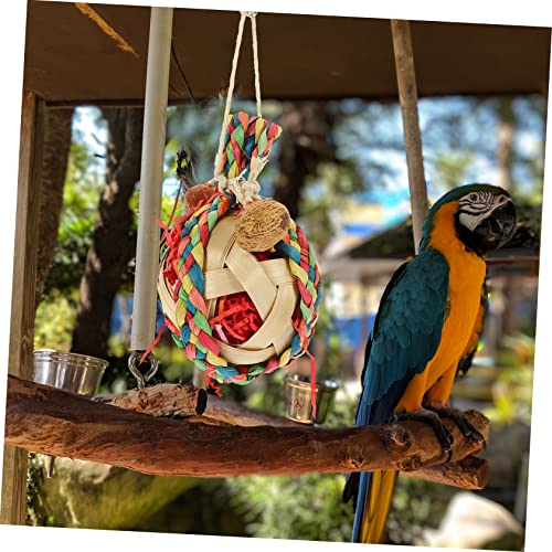 VILLFUL Natürliche Papagei Vogelschaukel Holz Kauspielzeug Dekoratives Haustierspielzeug Bissfestes Verschleißfestes Vogelspielzeug für Wellensittiche und Sittiche Einzeln Verpackt VILLFUL Natürliche Papagei Vogelschaukel Holz Kauspielzeug Dekoratives Haustierspielzeug Bissfestes Verschleißfestes Vogelspielzeug für Wellensittiche und Sittiche Einzeln Verpackt von VILLFUL