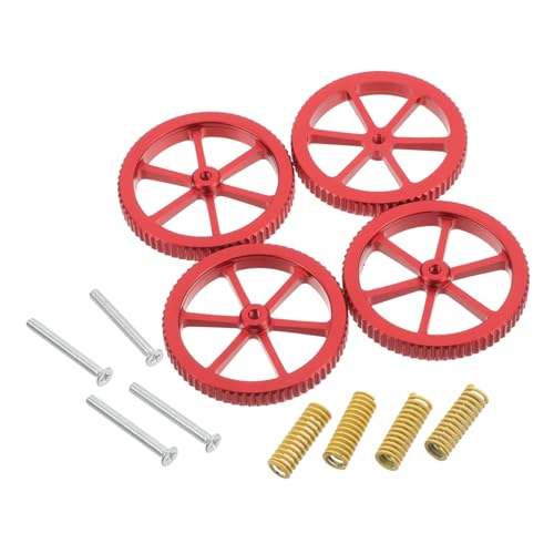 VILLFUL Nivelliermutter mit Metallfedern und Schrauben Drucker Hotbed DIY Ersatzkit Robuste Plattform Präzise Handverstellung Kompatibel mit Diversen Druckermodellen von VILLFUL