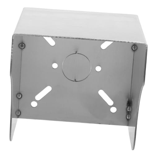 VILLFUL Outdoor Edelstahl Steckdosenschutz Wasserdichte Abdeckung für Außenbereiche Wetterfeste Steckdosenbox mit Komplettem Schutz gegen Feuchtigkeit und Schmutz Robuste von VILLFUL