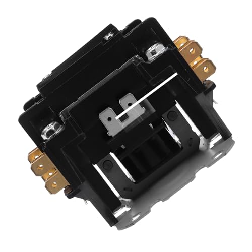 VILLFUL Poliges AC-Relais mit Schraublöchern und Steckanschlüssen Ersatz für Klimaanlagen-Kompressoren und HVAC-Systeme Langlebig Effizient und Vielseitig für Kühl Heizgeräte von VILLFUL