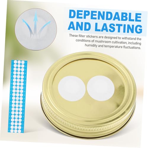 VILLFUL Ptfe Mikroporen Filterpapier Aufkleber Selbstklebend Pilzzucht Filter Patch Für Einmachgläser Kompatibel Langlebig Einfach Anzuwenden VILLFUL Ptfe Mikroporen Filterpapier Aufkleber Selbstklebend Pilzzucht Filter Patch Für Einmachgläser Kompatibel Langlebig Einfach Anzuwenden von VILLFUL