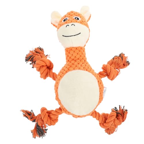 VILLFUL Quietschendes Giraffen Hundespielzeug Interaktives Kauspielzeug für Welpen und Mittelgroße Hunde Fördert Zahnpflege und Bewegung Robustes Plüschtier für Drinnen und Draußen VILLFUL Quietschendes Giraffen Hundespielzeug Interaktives Kauspielzeug für Welpen und Mittelgroße Hunde Fördert Zahnpflege und Bewegung Robustes Plüschtier für Drinnen und Draußen von VILLFUL