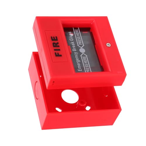 VILLFUL Resettable Manueller Feueralarmknopf Notaus Schalter für Schnelle Alarmierung Zuverlässiger Manueller Notrufschalter Roter Sicherheits Taster für Notfälle Einfache Bedienung für VILLFUL Resettable Manueller Feueralarmknopf Notaus Schalter für Schnelle Alarmierung Zuverlässiger Manueller Notrufschalter Roter Sicherheits Taster für Notfälle Einfache Bedienung für von VILLFUL
