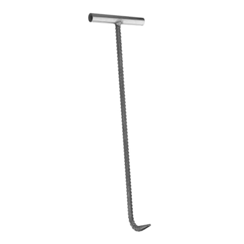 VILLFUL Robuster Kanaldeckelheber aus Dickem Gewindestahl Heavy Duty Schachthaken Griff Ergonomisch Lang für Rückenschonendes Anheben Schwerer Abdeckungen Vielseitig und Langlebig VILLFUL Robuster Kanaldeckelheber aus Dickem Gewindestahl Heavy Duty Schachthaken Griff Ergonomisch Lang für Rückenschonendes Anheben Schwerer Abdeckungen Vielseitig und Langlebig von VILLFUL