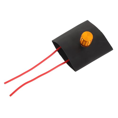 VILLFUL Rotary Schalter mit Schutz für LED Streifen und Glühlampen Potentiometer Drehknopf Goldfarbener DIY Lichtregler für Wand und Tischlampen Kompatibel mit LED Leuchten und von VILLFUL