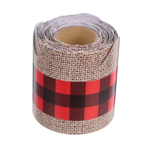 VILLFUL Rote Schwarze Karobordüre für Pinnwände mit Kariertem Design Langlebig und Farbecht Flexible Dekoration für Schule Büro Bauernhof und Weihnachtsfest VILLFUL Rote Schwarze Karobordüre für Pinnwände mit Kariertem Design Langlebig und Farbecht Flexible Dekoration für Schule Büro Bauernhof und Weihnachtsfest von VILLFUL