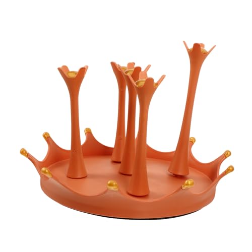 VILLFUL Rotierendes Abtropfgestell für Tassen und Gläser Platzsparender Halter für Kaffeetassen Teetassen Trinkgläser und Flaschen Elegantem Orange Fach Nutzungsmöglichkeiten VILLFUL Rotierendes Abtropfgestell für Tassen und Gläser Platzsparender Halter für Kaffeetassen Teetassen Trinkgläser und Flaschen Elegantem Orange Fach Nutzungsmöglichkeiten von VILLFUL