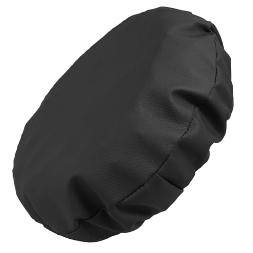VILLFUL Runder Hockerbezug Schwarz Ersatzsitz für Barhocker Runder Stuhlbezug für Küchenstühle und Schminkhocker Eleganter und Komfortabler Sitzschutz Vielseitig Einsetzbar Passform von VILLFUL