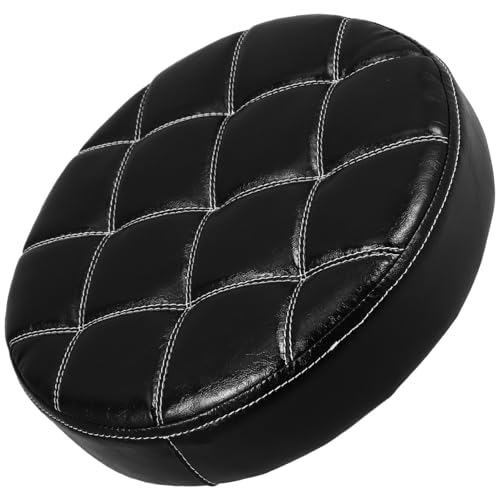 VILLFUL Rundes PU Sitzkissen Ersatzteil für Barhocker Stuhl Sitzfläche Polster für Kantine Pub Hocker Einfache Montage Langlebig Bequem von VILLFUL