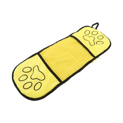 VILLFUL Schnelltrocknendes Badetuch Aus Mikrofaser Für Hunde Und Katzen Wasseraufnehmend Und Waschbar Mit Eingrifftaschen Für Welpen Und Reise von VILLFUL