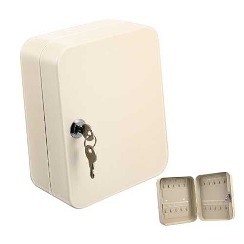 VILLFUL Schlüsselkasten Schlüsselaufbewahrungsbox Mit Schloss Wandhalterung Schlüssel Safe Organizer Positionen Aus Widerstandsfähigem Eisen Für Zuhause Büro Und Miete von VILLFUL