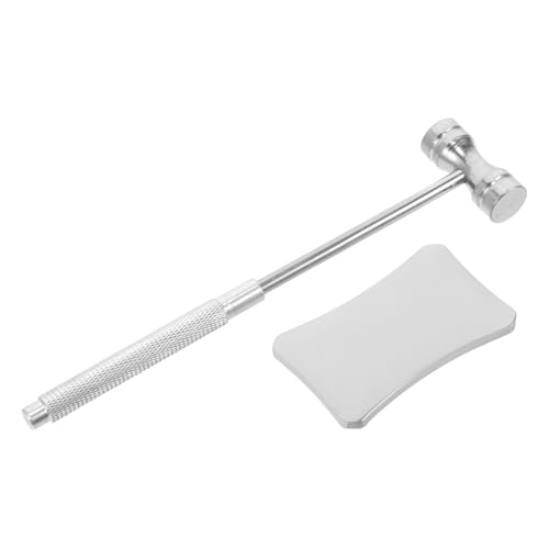 VILLFUL Schmuckhammer Flachem Und Rundem Kopf Aus Metall Für Schmuckherstellung Und Handwerksarbeiten Inklusive Polieren Und Stanzen von VILLFUL