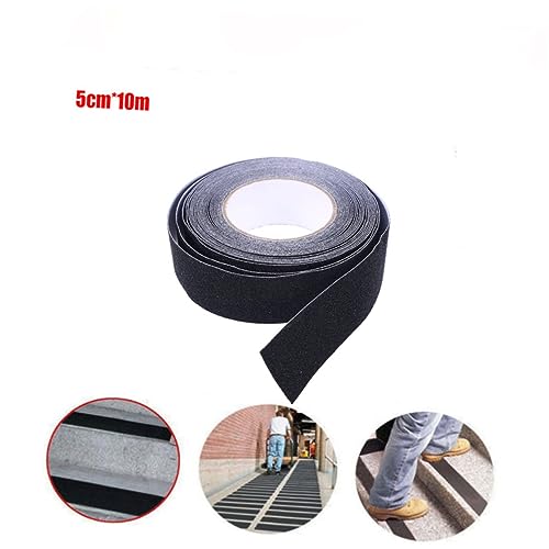 VILLFUL Schwarz PVC Rutsch Klebeband Breit Selbstklebend Stark Haftend Für Treppen Leitern Rutschhemmend Für Innen Außen von VILLFUL