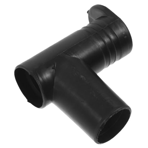 VILLFUL Schwarzer Kleiderständerverbinder mit Rechtwinkliger Doppelverbindung Stabiler Kleiderstangenanschluss Tragbarer Wäscheständer Adapter Einfache Montage für Doppelte von VILLFUL