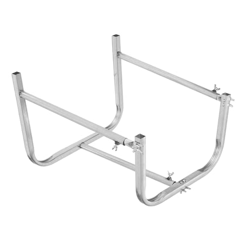 VILLFUL Schwerer Metallhalter für Müllsäcke Tragbarer Stabiler Ständer für Gartenabfälle Getreide Maisverpackung Ergonomisch Arbeitsersparend Vielseitig für Camping Rasen und von VILLFUL
