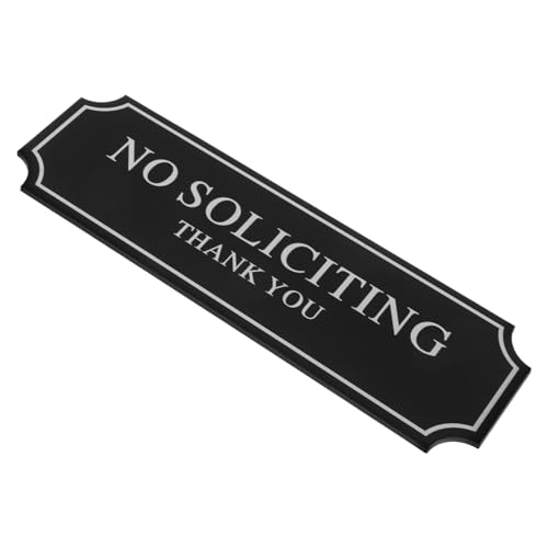 VILLFUL Selbstklebendes Acryl Schild Werbung Türschild für Zuhause Praktische Türdekoration für Büro Hotel Leicht zu Installieren und Langlebig von VILLFUL