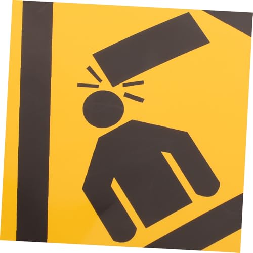 VILLFUL Selbstklebendes Warnschild Achtung Kopf für Niedrige Decken Sichtbarer Aufkleber mit Klarer Schrift Einfache Montage Vielseitig Einsetzbar in Lager Parkhaus VILLFUL Selbstklebendes Warnschild Achtung Kopf für Niedrige Decken Sichtbarer Aufkleber mit Klarer Schrift Einfache Montage Vielseitig Einsetzbar in Lager Parkhaus von VILLFUL