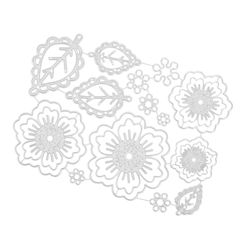 VILLFUL Stanzform Aus Metall Für Kartenherstellung DIY-stanzform Mit Blättern Und Blumen Bastelbedarf Für Fotoalben Und Heimdekoration Kleine Stanzform Aus Kohlenstoffstahl von VILLFUL