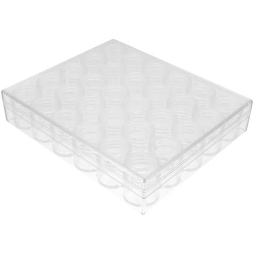 VILLFUL Schmuck-Organizer-tabletts Aufbewahrungsbox Mit 30 Fächern Perlen-aufbewahrungsbox Tragbarer Organizer Für Ohrringe Halsketten Basteldekorationen von VILLFUL