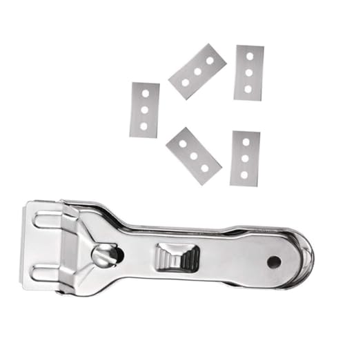 VILLFUL Teiliges Ceranfeldschaber mit Kratzfreien Keramikklingen Vielseitiger Glasschaber für Herd und Küche Inklusive Ersatzklingen Sicherer Reinigungsschaber für Hartnäckige Flecken von VILLFUL