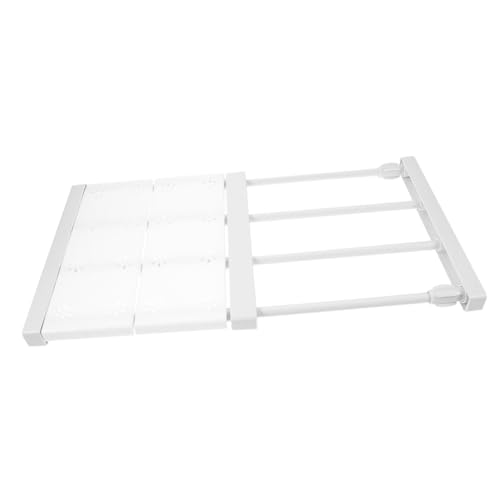 VILLFUL Verstellbares Teleskopisches Kleiderschrank Regal mit Hoher Tragkraft Ausziehbares Spannregal für Schuhe Kleidung Handtaschen Vielseitiger Organizer für Schrank Bad Küche von VILLFUL