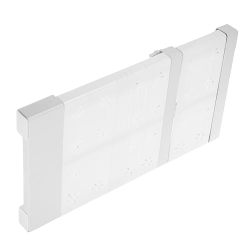 VILLFUL Verstellbares Teleskopisches Spannregal aus Robustem Carbonstahl Einfach Montierbarer Schrank Organizer Erweiterbares Regal für Kleiderschränke Platzsparende Aufbewahrung Tiefe von VILLFUL