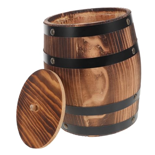 VILLFUL Vintage Holz utensilienhalter Kompakt Rustikal Küchenbesteck Organizer Vielseitig Tragbar für Gabeln Löffel Essstäbchen für Zuhause Büro Restaurant Camping von VILLFUL
